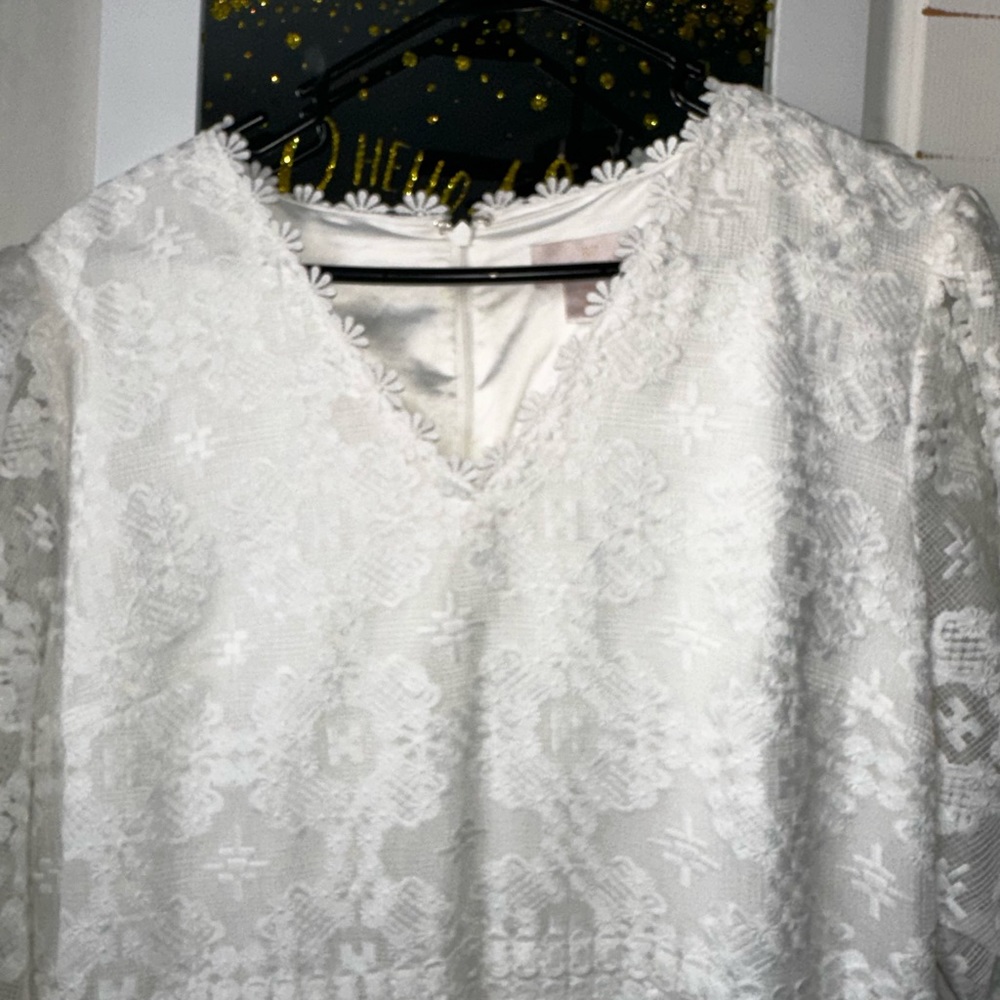 Rachel Parcell White Lace Dress - Picture 5 of 9